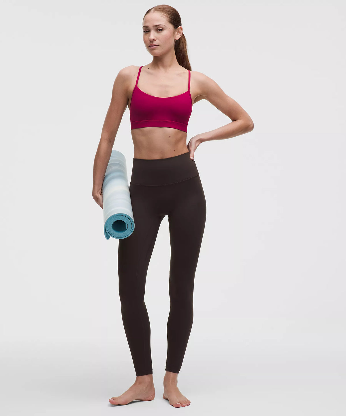 Ensemble Lululemon Define & Align Marron