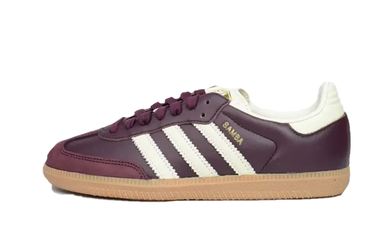 Samba OG Maroon Gold Metallic