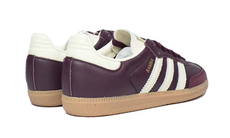 Samba OG Maroon Gold Metallic