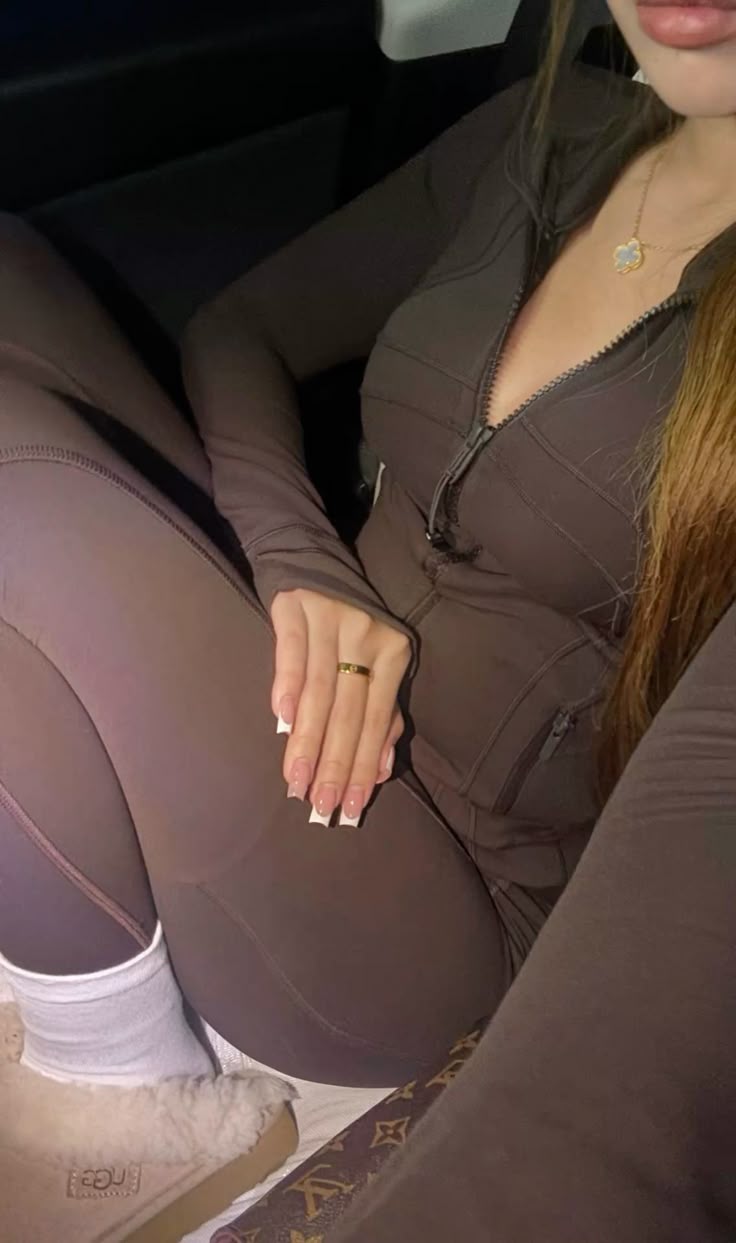 Ensemble Lululemon Define & Align Marron